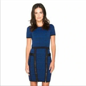 MARCHESA Voyage navy dress size M